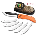 Outdoor Edge Razor Pro Blaze Orange Replaceable Folding Knife 6 Blades. Fixed Price $49.49.