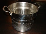 Cuisinart Stainless Steel 8 Qt Insert Strainer Steamer Colander For Stock Pot. Fixed Price $17.00.