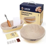 Lorzon Banneton Bread Proofing Baskets Set, 2 Pk, 10" Round 11" Oval Sourdough. Fixed Price $49.98.