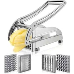 Vegetable Chopper French Fry Cutter Potato Slicer 2 Blade Stainless Steel Dicer. Fixed Price $13.75.