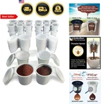 Reusable Cups 42 Pack Universal Fit For Keurig Coffee Makers White. Fixed Price $42.46.