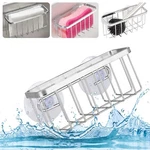 Sponge Holder Suction Cups Kitchen Sink Caddy Drain Rack Soap Storage Organizer. Fixed Price $10.91.