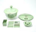 Henning Lee 10PC Multi Function Salad Spinner & Prep Bowl. Fixed Price $14.99.