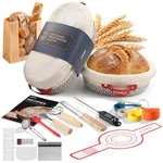 Ganiza Sourdough Starter Kit, Cotton Rope Bread Baking Supplies, 9''. Fixed Price $74.12.