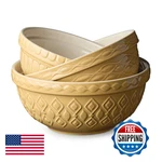 Certified International Vintage Farm Stoneware Mixing Bowl Set 3-PIECE Includes. Fixed Price $61.68.