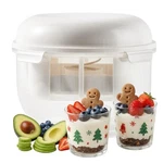 Greek Yogurt Strainer 2 Qt Ultra-fine Mesh Filter With Spring Press Yogur.... Fixed Price $44.09.