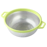 Hiramware Stainless Steel Colander With Handle Legs, Large Metal Green. Fixed Price $22.31.