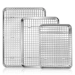 16"+12.5"+9" Baking With Wire Rack, Leonyo Stainless Steel Sheet.... Fixed Price $43.66.