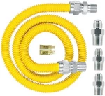 Safety-shield 30C-3131KIT-48B Coated Stainless Steel Standard Gas Appliance Conn. Fixed Price $45.28.