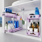Verifost Under Sink - 2 Pack Adjustable Height, Tier Organizers F.... Fixed Price $63.09.