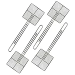 Cuisine Ready Wire Mesh Strainer With Long Handle 4PACK 6.5" Square Fryin.... Fixed Price $72.92.