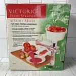 Villaware Food Strainer & Sauce Maker #200 Canning Mill With Box. Fixed Price $52.24.