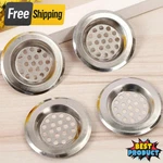 6PCS Stainless Steel Sink Drain Strainer Filter Hair Catcher Kitchen Bath. Fixed Price $5.99.