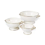 Metal Colander Set Of 3, Strainer Basket With Handles Perfect For S... Fast Ship. Fixed Price $75.81.