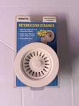 Watts Kitchen Sink Strainer Polar White C695WH. Stainless Steel Underbody. Nip!. Fixed Price $15.00.