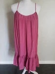 Joie Sleeveless Dress Ruffled Hem Size Large Wash Raspberry. Fixed Price $15.00.