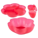 *tupperware 6-PIECE Chip 'n' Dip Entertaining Set Raspberry Red. Fixed Price $39.90.