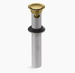 Kohler K-25322-2MB Bathroom Clicker Drain With Overflow, Brushed Modern Brass. Fixed Price $109.00.
