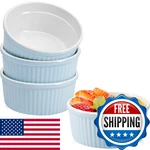 Nutriups 14 Oz Ramekins Oven Safe Set Of Blue, 5 Inch Ceramic Creme Brulee Sou. Fixed Price $40.10.