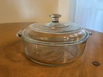 Libbey Baker's Basics Clear Glass 2QT Casserole Baking Bakeware Dish 8" X 2.7". Fixed Price $15.73.