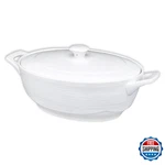 Jinsongdafa 9"X6.5" Oval Casserole Dish With Lid, 1.9 Qt Ceramic, White. Fixed Price $77.97.
