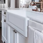 Whitehaus 33" Kitchen Sink Biscuit Finish Fireclay WHQ5550 (not ). Fixed Price $699.99.