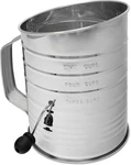 Norpro 5-CUP Stainless Steel Crank Flour Sifter. Fixed Price $28.32.
