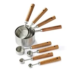 8PCS Measuring Cups, Dajlfa Stainless Steel And Spoons Set Wit.... Fixed Price $16.18.