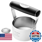 Hulisen 3.5" Stainless Steel Biscuit & Cookie Cutter Set W/ Soft Grip Handle. Fixed Price $16.61.