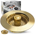 Kitchen Sink Drain Strainer, 3 1 Pop Up Stopper, With An Extr.... Fixed Price $26.85.