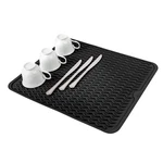 Oizeir Silicone Dish Drying Mat Drain Hole, Non-slip, Heat Resistant, Folda.... Fixed Price $15.64.