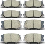 Dyzjkwjw Ceramic Brake Pads Kit - 8PC Front/rear Fits Camry/avalon/lexus. Fixed Price $82.49.