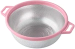 Stainless Steel Colander With Handle Legs, Large Metal Pink Strainer For Pas. Fixed Price $25.78.