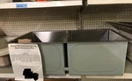Kraus 33" Undermount 16 Gauge Stainless Steel Double Bowl Kitchen Sink KHU102-33. Fixed Price $339.99.