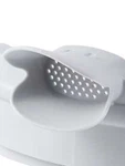 Silicone Food Hands-free Pan Strainer, Duckbill Round Edge Funnel For. Fixed Price $17.46.