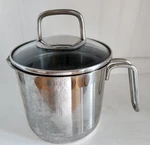 Krona Norpro 18/10 Stainless Steel Inox Rostfrei Cup Glass Straining Lid. Fixed Price $15.00.