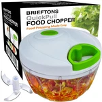 Brieftons Manual Food Chopper, Compact & Powerful Hand Pull 2-CUP, White. Fixed Price $24.18.