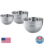 Rosle 15700 Stainless Steel Piece Set For Mixing Prep Serving Bowls (1.7QT, 3.. Fixed Price $312.67.