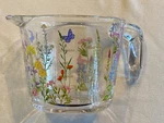 New! Dolly Parton 2 Cup Glass Measuring Wildflower Butterfly Dishwasher Safe. Fixed Price $16.99.