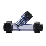Tomex 1-1/2'' Y-strainer, Clear Upvc Sediment True Union Y-strain.... Fixed Price $64.13.