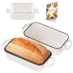 Articasting Iron Bread Loaf With Lid, Pans For Baking 9X5,. Fixed Price $65.62.