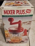As Seen On Tv Mixer Plus With Recipe Book Chopper Blender. Fixed Price $21.00.