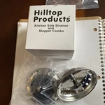 Hilltop Products Kitchen Sink Strainer Stopper Combo Pair Set Of 2 Universal. Fixed Price $19.98.