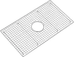 Cipotal 27.5 X 15.5" Center Drain Sink Protector Silicone Feet, Stainless Steel. Fixed Price $55.95.