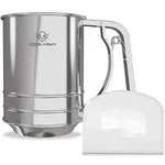 Cook Army Flour Sifter , 3 Cup Stainless Steel Great Double-layer Baking Si.... Fixed Price $29.02.