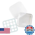 Nordic Ware Brownie Buddy Kit, 9-INCH Square Pan With Plastic Slicer And Lid. Fixed Price $60.92.