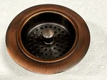 Westbrass D214-12A 3.5" Post Style Kitchen Sink Strainer Antique Bronze 1772 L12. Fixed Price $28.88.