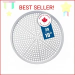 Norjac Pizza With Holes, 10 Inch 2 Pack, Aluminum Pans For Oven, Round, Rust. Fixed Price $32.41.