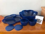 Tupperware Chip 'n Dip Containers/ Open House Collection Set**new With Booklet**. Fixed Price $38.00.