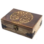 Handmade Wooden Jewelry Box With Tree Of Life Engraving 7" 2.5" -. Fixed Price $56.94.